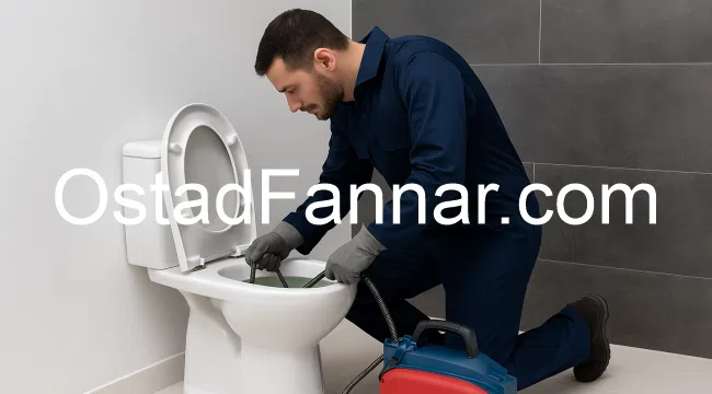 باز کردن چاه توالت فرنگی در یکی از محلات تهران